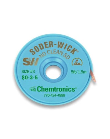 Chemtronics SW18035 Solder Wick (2mm Wide : 1.5m Long)