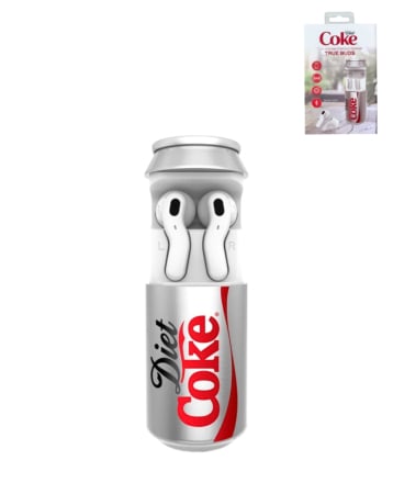 Diet Coke Truebuds Wireless Earbuds w/ Charging Case (Only Ground Shipping)