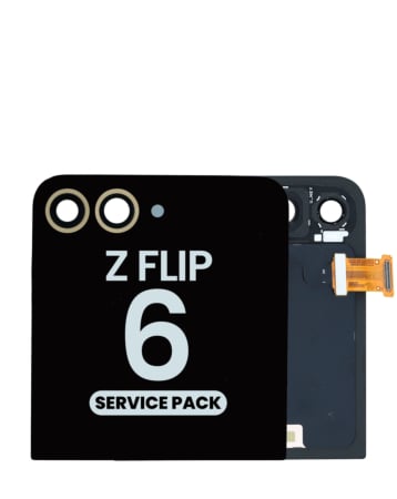 Outer OLED Assembly without Frame for Galaxy Z Flip 6 F741 (YELLOW) (Service Pack)