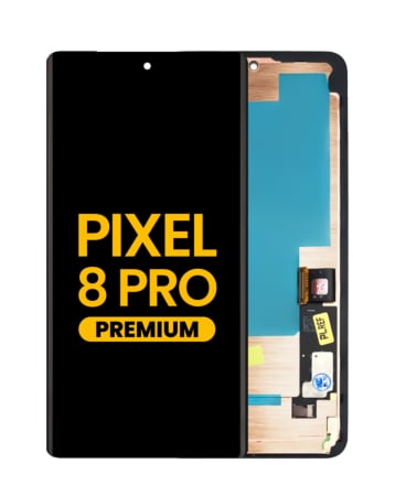 OLED Assembly with Frame for Google Pixel 8 Pro (Without Fingerprint Sensor) (Premium)