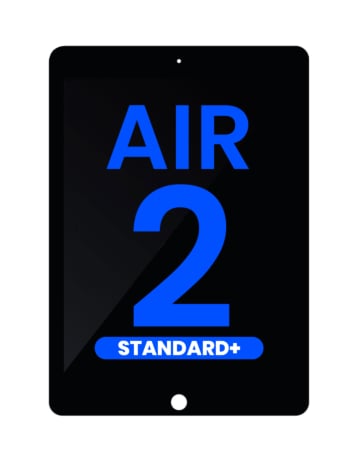 Standard+ iPad Air 2 LCD Assembly (BLACK) (Sleep / Wake Sensor Flex Pre-Installed)