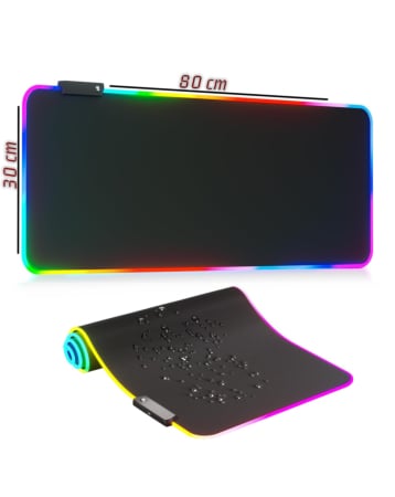 RGB Gaming Mouse Pad (80x30cm) (3mm Thickness) (Only Ground Shipping)