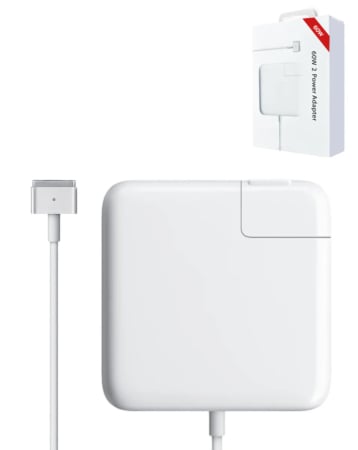 Macbook Power Adapter (T Connector) (MS 2) Macbook (60W) (6ft) (Only Ground Shipping)