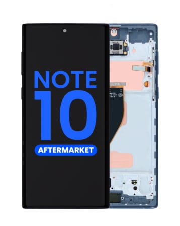 LCD Assembly with Frame for Galaxy Note 10 N970 (AURA BLACK) (Aftermarket Incell) (Does not support Fingerprint)