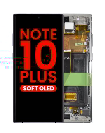 OLED Assembly with Frame for Galaxy Note 10 Plus N975 (AURA GLOW) (Aftermarket OLED)