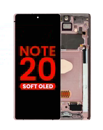 OLED Assembly with Frame for Galaxy Note 20 N980 / N981 (MYSTIC BRONZE) (Aftermarket)
