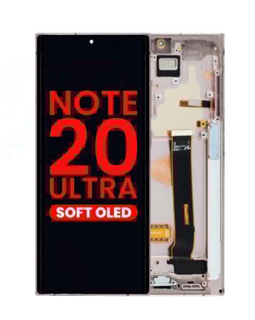 OLED Assembly with Frame for Galaxy Note 20 Ultra N985 / N986 (MYSTIC BRONZE) (Aftermarket)