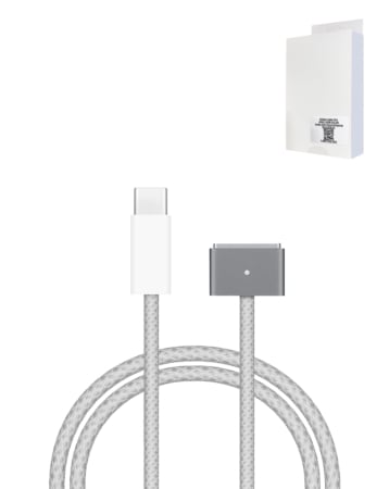 M-Safe 3 Cable (6ft) (GRAY) (OEM Pull A/B Grade) (Only Ground Shipping)