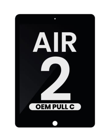 LCD Assembly for iPad Air 2 (BLACK) (with Sleep / Wake Sensor Flex) (Pull C Grade)