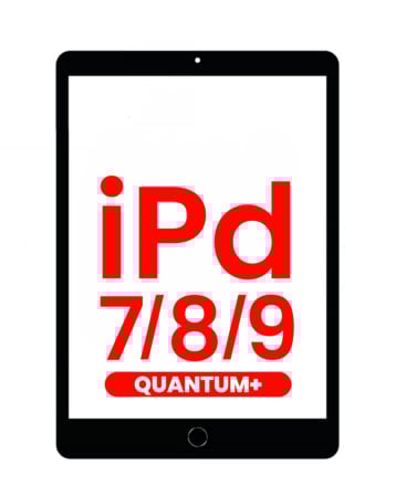 Quantum+ iPad 7 (2019) / iPad 8 (2020) / iPad 9 (2021) Digitizer Assembly (BLACK) (Home Button Pre-Installed)