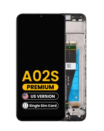 LCD Assembly with Frame (US Version / Single Sim) for Galaxy A02s (A025U / 2020) (Premium)