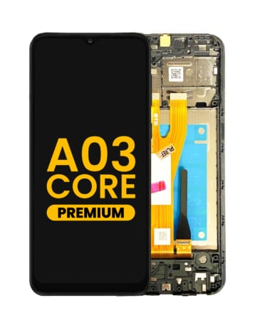 LCD Assembly with Frame for Galaxy A03 Core (A032 / 2021) (Premium)