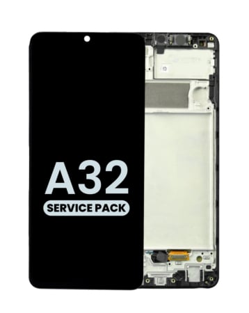 OLED Assembly with Frame for Galaxy A32 4G (A325 / 2021) (Service Pack)