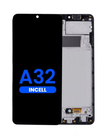 LCD Assembly with Frame for Galaxy A32 4G (A325 / 2021) (Without Fingerprint Sensor) (Aftermarket Incell)
