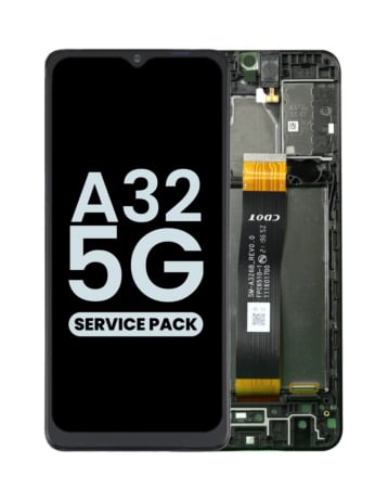 LCD Assembly with Frame for Galaxy A32 5G (A326 B / F / M / 2021) (International Dual Sim) (Service Pack)