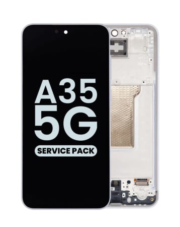 OLED Assembly with Frame for Galaxy A35 5G (A356 / 2024) (AWESOME ICEBLUE) (Service Pack)