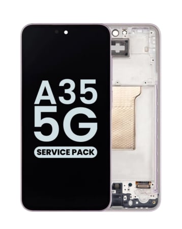 OLED Assembly with Frame for Galaxy A35 5G (A356 / 2024) (AWESOME LILAC) (Service Pack)