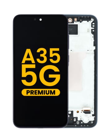 OLED Assembly with Frame for Galaxy A35 5G (A356 / 2024) (AWESOME NAVY) (Premium)