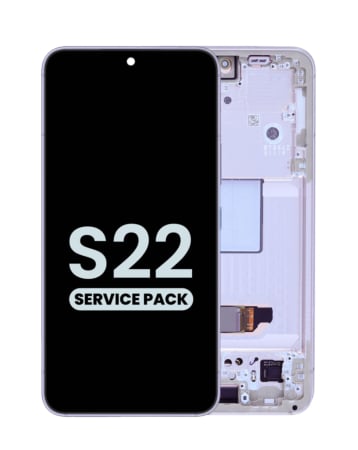 OLED Assembly with Frame for Galaxy S22 S901 (VIOLET) (Service Pack)