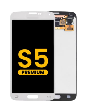 OLED Assembly without Frame for Galaxy S5 (G900) (WHITE) (Premium)