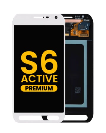 OLED Assembly without Frame for Galaxy S6 Active (G890) (WHITE) (Premium)