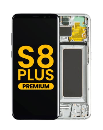 OLED Assembly with Frame for Galaxy S8 Plus (G955) (ARCTIC SILVER) (Premium)