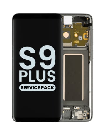 OLED Assembly with Frame for Galaxy S9 Plus (G965) (TITANIUM GRAY) (Service Pack)