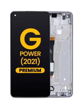 LCD Assembly with Frame for Motorola Moto G Power (XT2117 / 2021) (GRAY) (Premium)