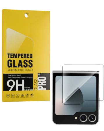 Clear Tempered Glass for Galaxy Galaxy Z Flip 6 (2.5D / 1 Piece)