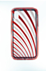 Bling Lines Pattern Hybrid Fusion Bumper Clear Crystal Case - 3 for iPhone XR (Only Ground Shipping)