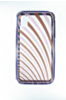 Bling Lines Pattern Hybrid Fusion Bumper Clear Crystal Case - 7 for iPhone XR (Only Ground Shipping)