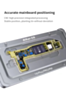 AiXun Z14 4-in-1 Motherboard Middle Frame Planting Tin Stand for iPhone 14 / 14 PL / 14 P / 14PM