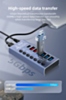 QianLi Mega-Idea K367H 7 Port Fast Charging USB Hub (Not Returnable)