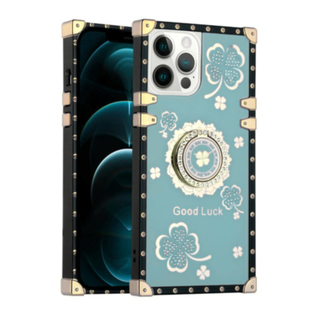 Acrylic Mirror Shiny Scratchproof Luxury Case - TEAL for iPhone 12 Pro Max (Only Ground Shipping)