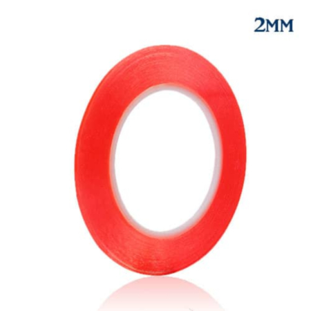 Double Side Adhesive Tape (2mm / 33m) (RED)