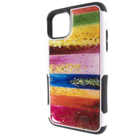 3in1 Hard PC Cover / Soft TPU Inner Case - Style 26 for iPhone 11 Pro Max (Only Ground Shipping)