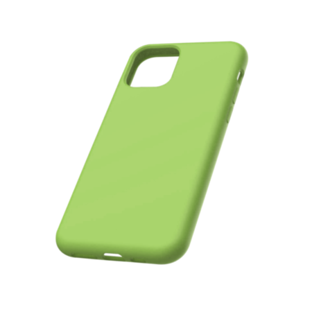 Soft Solid Silicone Case (Full Buttom Cover) GREEN for iPhone 11 Pro Max (Only Ground Shipping)