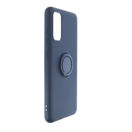 Galaxy S20 Soft Solid Case with Ring - DARK BLUE (Only Ground Shipping)