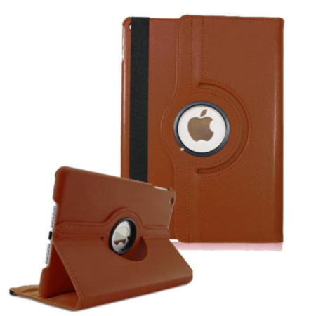 360 Degree Rotating Swivel Stand Case - BROWN for iPad 5 (2017) / iPad 6 (2018) / Air 1 / Air 2 / Pro 9.7 (Only Ground Shipping)