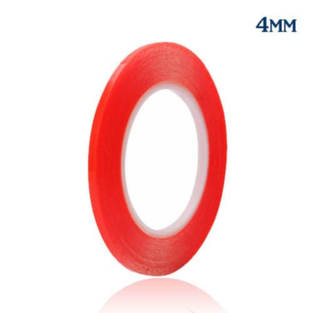 Double Side Adhesive Tape (4mm / 33m) (RED)