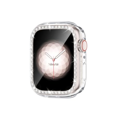 iWatch 46mm Stone PC Bumper Case with Tempered Glass - CLEAR (Only Ground Shipping)