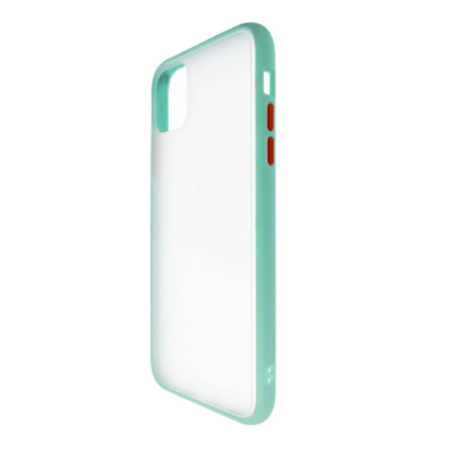 Hard PC Rear / Soft TPU Colorful Border Case - Style 3 for iPhone 12 / 12 Pro (Only Ground Shipping)
