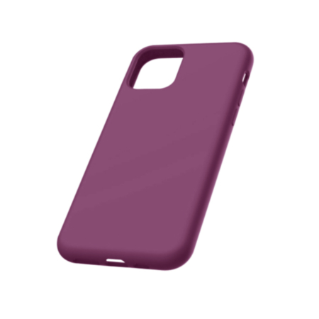 Soft Solid Silicone Case (Full Buttom Cover) - PURPLE for iPhone 11 (Only Ground Shipping)