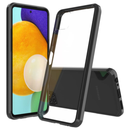 Galaxy A22 5G Hybrid Case with Air Cushion Technology - BLACK (Only Ground Shipping)