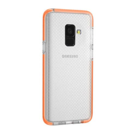 Galaxy A8 2018 Mesh Sport Case- ORANGE (Only Ground Shipping)