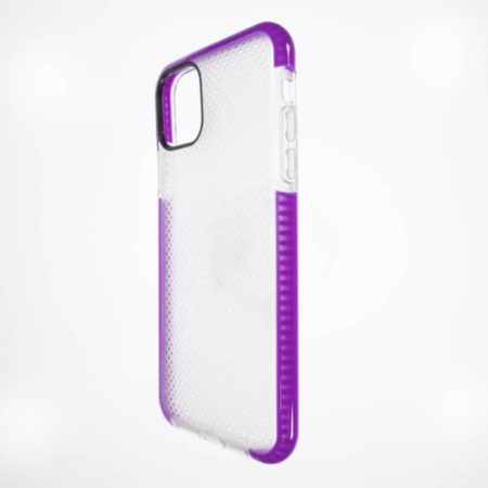 Mesh Sport Case - BLUE / CLEAR for iPhone 11 Pro Max (Only Ground Shipping)