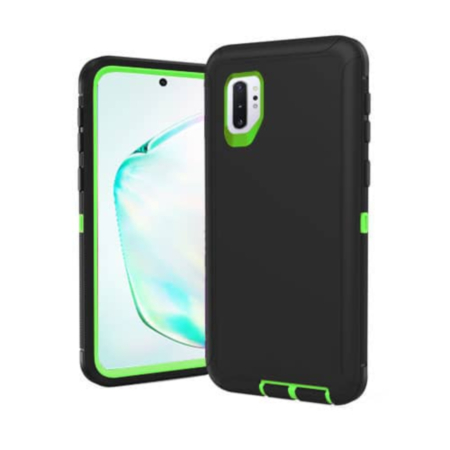 Heavy Duty Case for Galaxy Note 10 (BLACK & GREEN) (Only Ground Shipping)