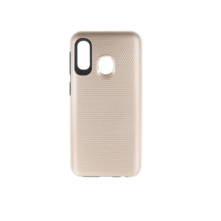 Galaxy A20E Shock Absorption Protective Dual Layer Case- GOLD (Only Ground Shipping)