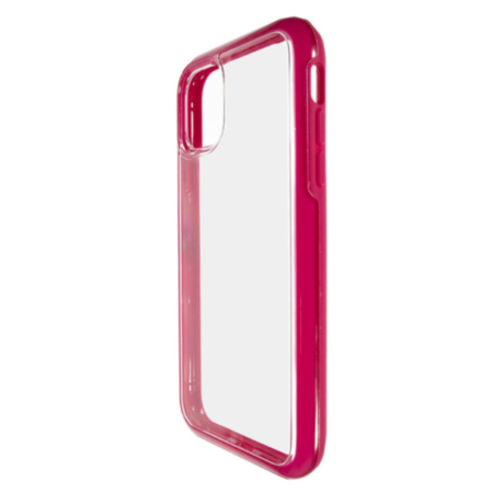 Acrylic Dual Layer Transparent Case - RED for iPhone 11 Pro Max (Only Ground Shipping)