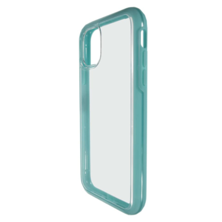Acrylic Dual Layer Transparent Case - TEAL for iPhone 11 Pro Max (Only Ground Shipping)